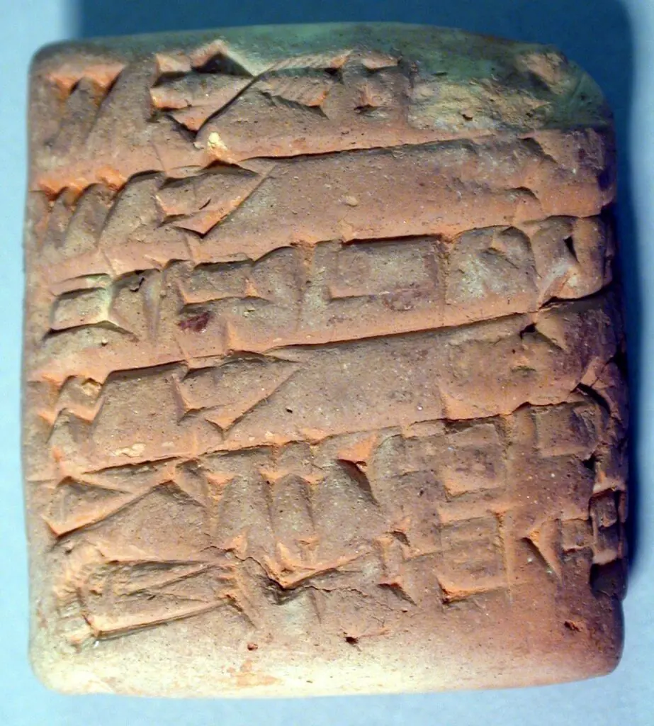 Cuneiform receipt of oxen ca. 2050 BCE