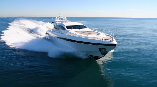 a yacht