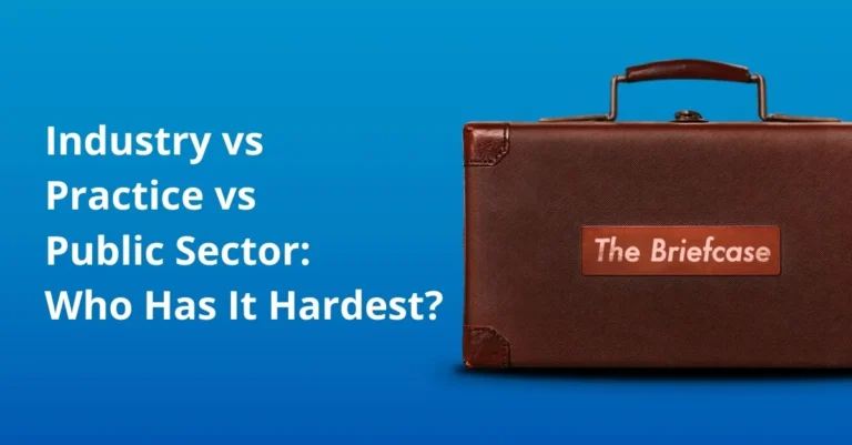 Industry vs Practice vs Public Sector