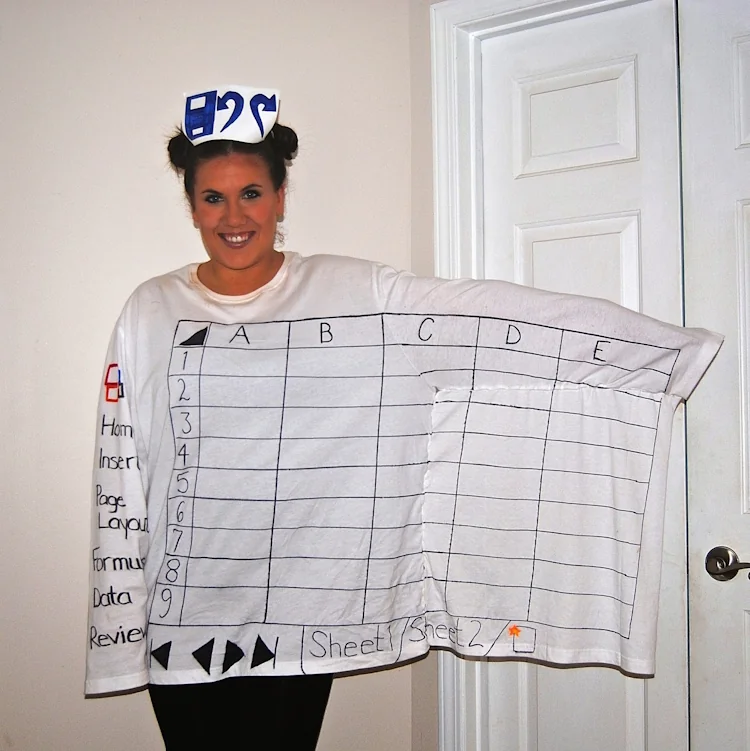 A costume that Excels